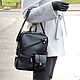 Leather backpack bag black ' Next'. Classic Bag. Natalia Kalinovskaya. Online shopping on My Livemaster.  Фото №2