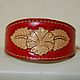 Order Collar-herring for dogs. Leather goods, collars, belts .... Livemaster. . Dog - Collars Фото №3