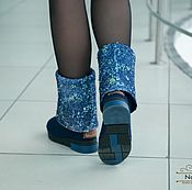 Обувь ручной работы handmade. Livemaster - original item Boots, felted Winter patterns -2. Handmade.