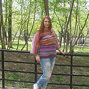 Sweater knit with Norwegian patterns