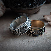 Украшения handmade. Livemaster - original item Ring Of the master of the game in Gwint. The Witcher The Witcher. bronze silver. Handmade.