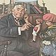 Винтаж: Принт Доктор и кукла от Norman Rockwell. 1972 год. Сувениры винтажные. Старая сказка. Ярмарка Мастеров.  Фото №5