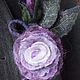 Purple brooch bouquet (pale). Brooches. Brooches. Online shopping on My Livemaster.  Фото №2