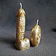 Set of 2 candles: penis and vagina gold, gifts 18. Fun. Exclusive decor. Online shopping on My Livemaster.  Фото №2