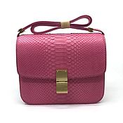 Сумки и аксессуары handmade. Livemaster - original item Women`s bag, made of genuine Python leather, in pink!. Handmade.