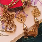 Винтаж handmade. Livemaster - original item Necklace-lariat 
