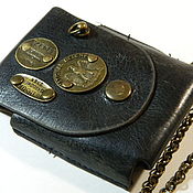 Субкультуры handmade. Livemaster - original item A purse bag with a belt in the steampunk style 