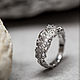 Кольцо Ледяное ущелье с горным хрусталём. Кольца. Fesko Jewellery. Ярмарка Мастеров.  Фото №6