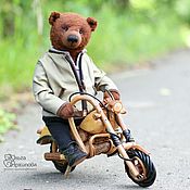 Медведь Рони - авторский мишка Тедди в одежде и обуви