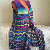 Одежда handmade. Livemaster - original item Knitted vest-Cape 