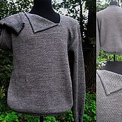 Мужская одежда handmade. Livemaster - original item Natural linen Men`s jumper 