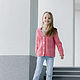 Кардиган с косичками вязаный для девочки. Кардиган. VA kids knitwear. Ярмарка Мастеров.  Фото №7