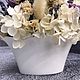 Лодочка с розами. Цветы сухие и стабилизированные. Ns-flordekor. Ярмарка Мастеров.  Фото №7