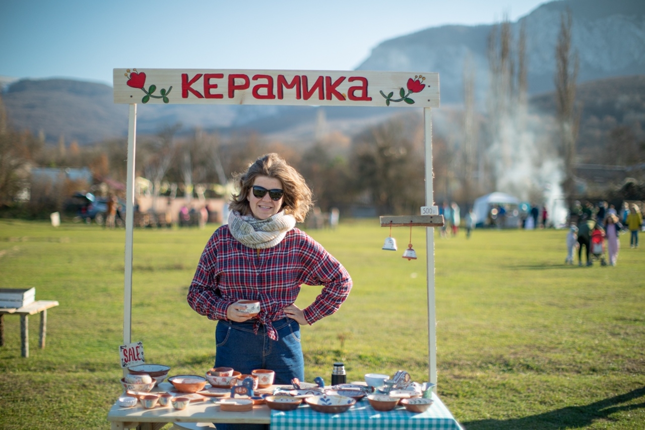 Первое участие в ярмарке в Крыму :))