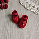 Sandals for doll ob11 color -red 18mm, Clothes for dolls, Novosibirsk,  Фото №1