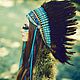 Indian headdress - Turquoise Flight. Subculture hats. Elektra D'ajon. My Livemaster. Фото №5