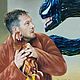  Том Харди Веном. Картины. Картина маслом    Алёна Данкова. Интернет-магазин Ярмарка Мастеров.  Фото №2