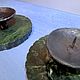 Подсвечник кованый с каменным основанием. Алтарь. Добрые Штучки. Ярмарка Мастеров.  Фото №5