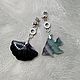 Earrings with fluorite Sea voyage. Stud earrings. TADAM-jewelry (TADAM-jewelry). My Livemaster. Фото №5