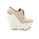 Ботильоны SNOTTI BEIGE. Ботильоны. VOID SHOES. Ярмарка Мастеров.  Фото №4