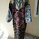 Uzbek robe made of suzane and ikat. Boho coat, caftan. CHT029. Robes. businka34. My Livemaster. Фото №4