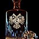 Персональный штоф с гравировкой для крепких напитков. Графины. GLASS-DECO. Ярмарка Мастеров.  Фото №5