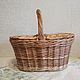 Baby basket with lid 'picnic'. Picnic baskets. Elena Shitova - basket weaving. Online shopping on My Livemaster.  Фото №2