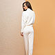 White tracksuit for women. Suits. SHAPAR - knitting clothes. Online shopping on My Livemaster.  Фото №2