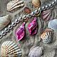 Серьги NA UHE «Pink Shell». Серьги-кольца. Na-uhe. Ярмарка Мастеров.  Фото №8