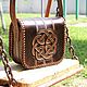 Leather bag 'Celtic coat of arms'. Classic Bag. schwanzchen. My Livemaster. Фото №4