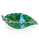 The malachite leaf BROOCH. Turquoise, Malachite, Mother Of Pearl. Brooches. ARIEL - MOSAIC. Online shopping on My Livemaster.  Фото №2