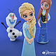 Cake topper "Frozen", Gingerbread Cookies Set, Moscow,  Фото №1