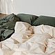 Постельное бельё из варёного хлопка, 100% хлопок, мох. Комплекты постельного белья. Постельное белье на заказ (foryouforhome). Ярмарка Мастеров.  Фото №4