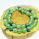 Beads made of natural green aventurine Forest 47 cm. Beads2. Selberiya shop. My Livemaster. Фото №4
