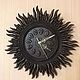 Clock' Sun ' carved wooden, Watch, Voronezh,  Фото №1