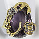 Large ring ' Amethyst coast of the White sea'. Rings. SELENA. Online shopping on My Livemaster.  Фото №2
