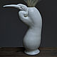 Order Ceramic Vase Heron. White speckled. Surglinok. Livemaster. . Vases Фото №3