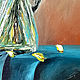 Картина маслом Подсолнухи Цветы в вазе холст. Картины. Картины от Светланы. Ярмарка Мастеров.  Фото №4