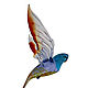 Interior hanging decoration stained glass bird Parrot. Pendants for pots. In Glass. Online shopping on My Livemaster.  Фото №2