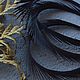 Decorative Feather Black 8-15 cm. Cabochons. Fantasyland. Online shopping on My Livemaster.  Фото №2