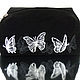 'Fluttering butterflies' purse suede, Beauticians, Novosibirsk,  Фото №1