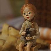 Куклы и игрушки handmade. Livemaster - original item Darenkov doll with Bunny art doll. Handmade.