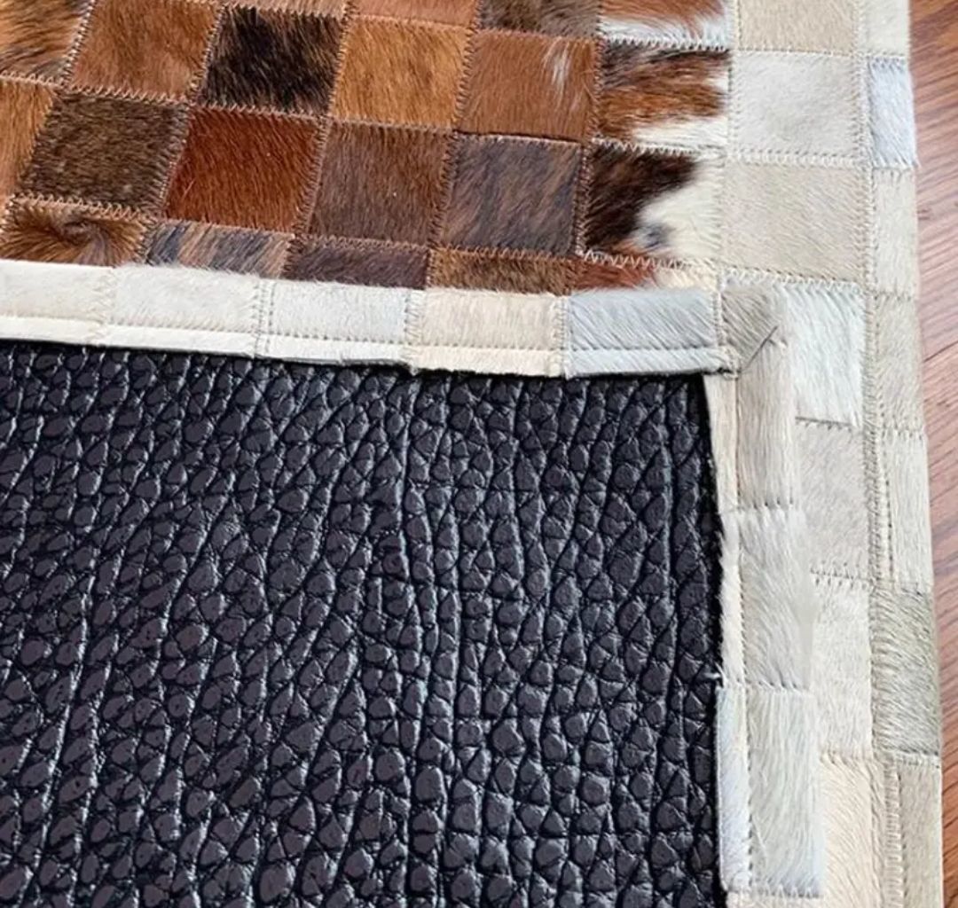 Ковры для дома: ковёр ручной работы из шкур коровы в интернет-магазине ...