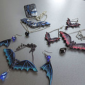 Украшения handmade. Livemaster - original item Jewelry sets with a bat. Handmade.