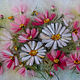 Painting of wool Cosmea 2, Pictures, Engels,  Фото №1