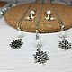 Кулон с говлитом и подвеской снежинка. Кулон. Jewerly.pep(Анастасия Голикова). Ярмарка Мастеров.  Фото №5