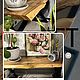Скамья из слэбов карагача. Табуреты. Мебель на заказ U.LOFT. Интернет-магазин Ярмарка Мастеров.  Фото №2