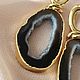 Красивые серьги с камнями черный агат. Серьги классические. np_handmade Авторские украшения. Интернет-магазин Ярмарка Мастеров.  Фото №2