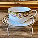 Винтаж: Чайная пара Limoges J.F. Фарфор. Кружки винтажные. Decor de table. Интернет-магазин Ярмарка Мастеров.  Фото №2