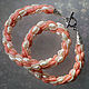 Pearl necklace with pink coral. Necklace. martynko (designvsego). Online shopping on My Livemaster.  Фото №2